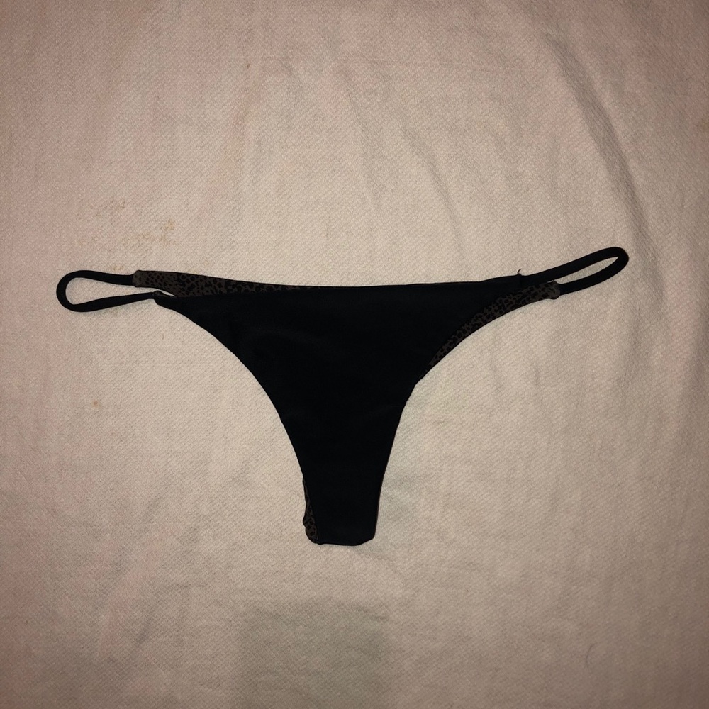 SOLD acacia swimwear black fins bottoms